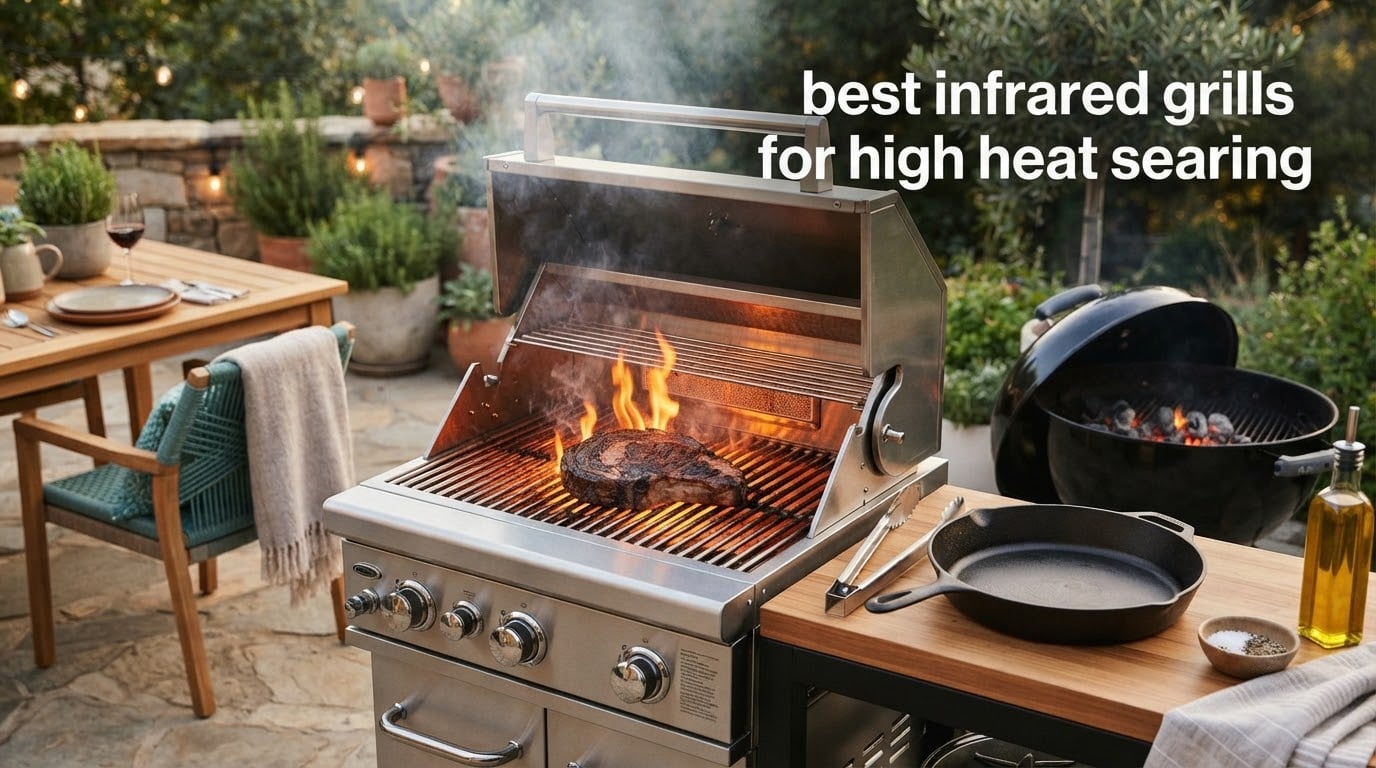 best infrared grills for high heat searing