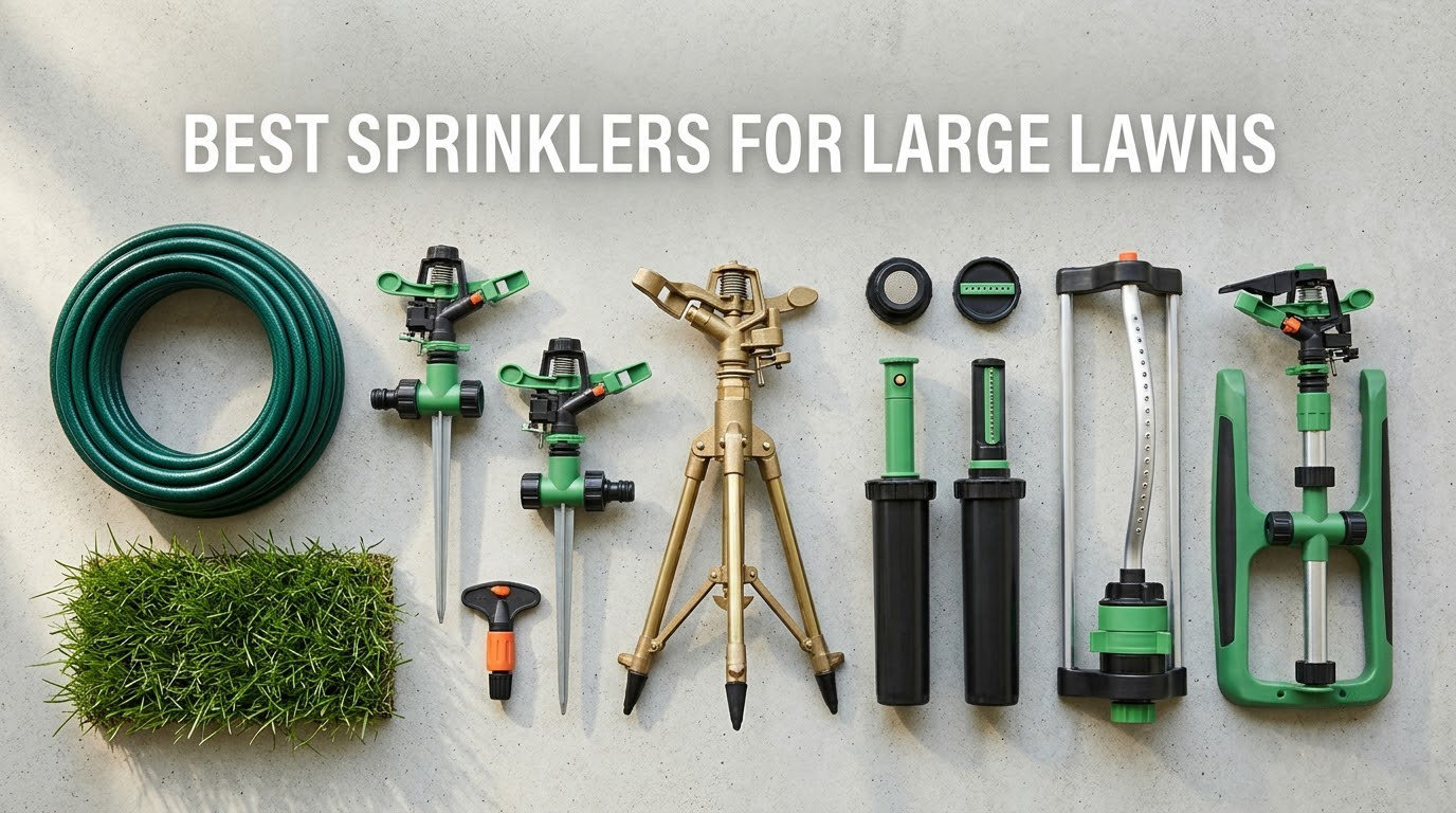 best sprinklers for large lawns