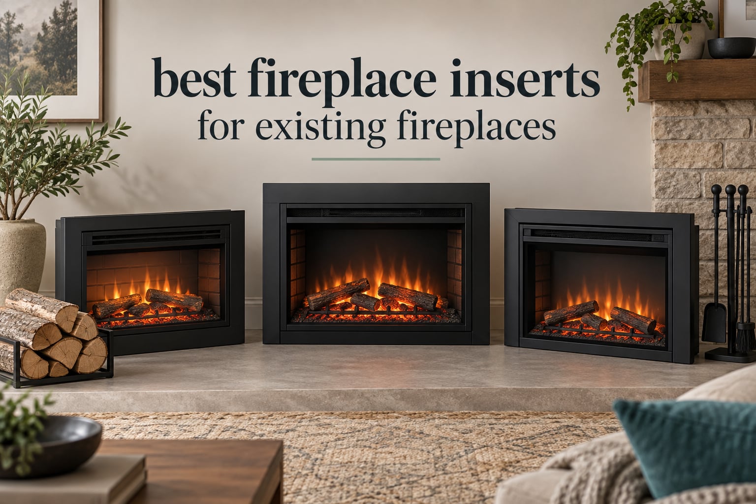 best fireplace inserts for existing fireplaces