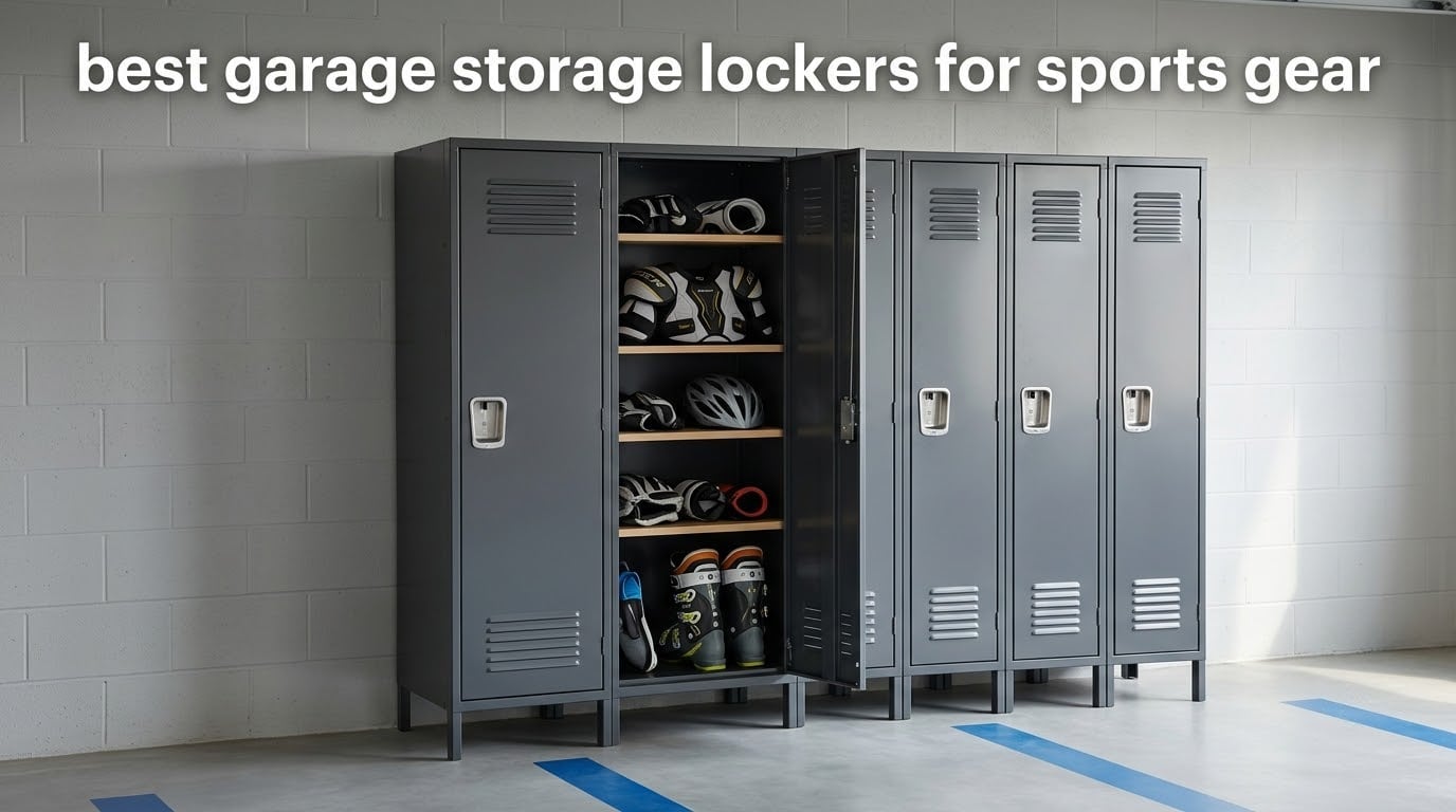 best garage storage lockers for sports gear