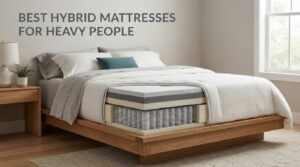 best hybrid mattresses for heavy people