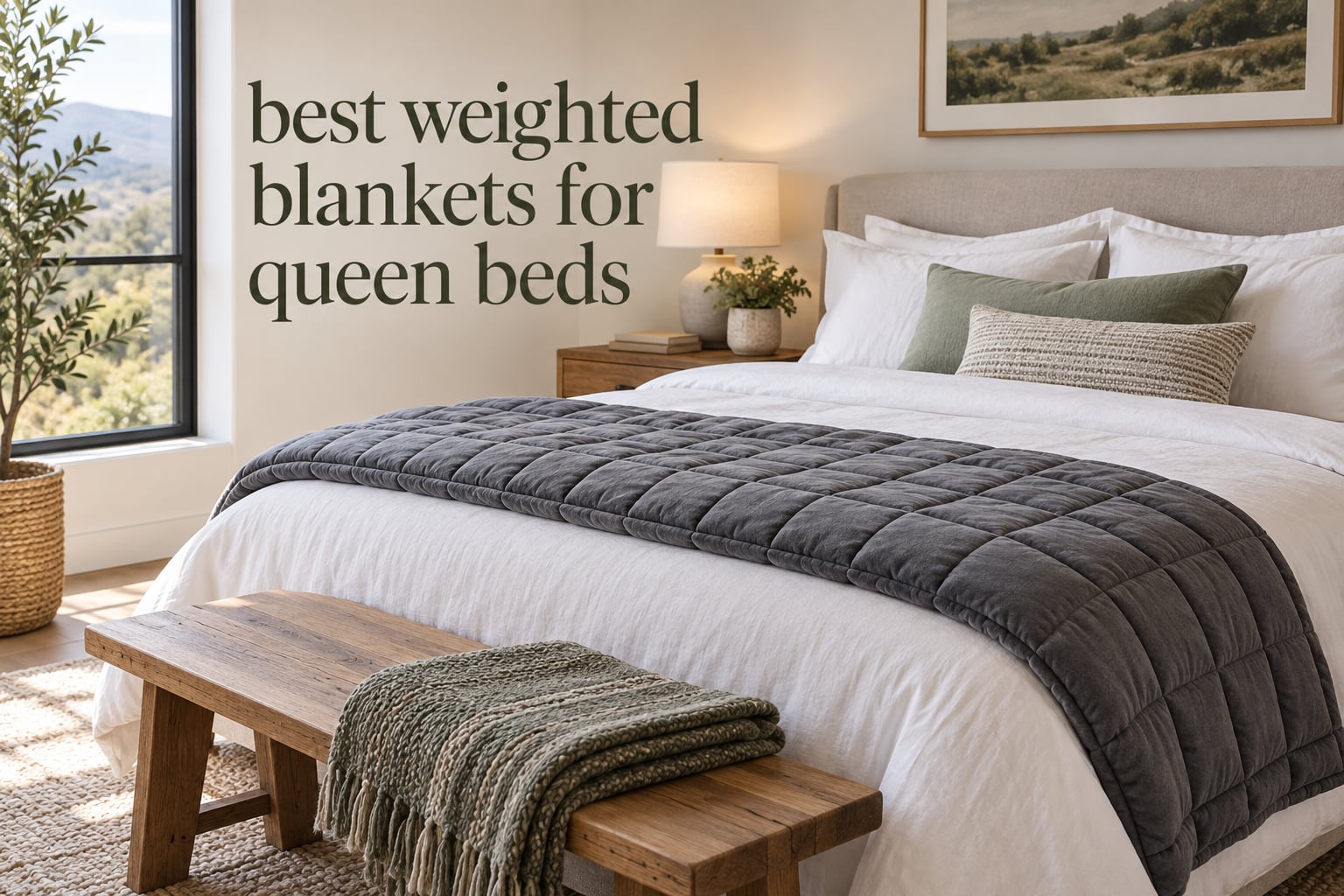 best weighted blankets for queen beds