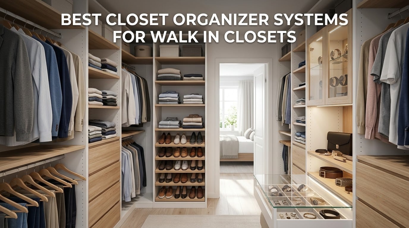 best closet organizer systems for walk in closets