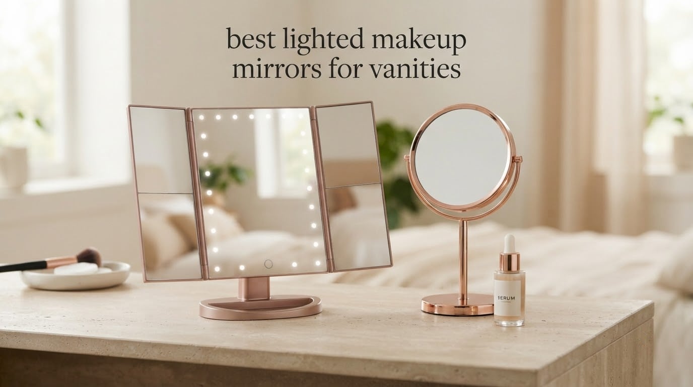 best lighted makeup mirrors for vanities